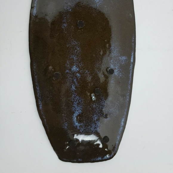 Handmade Modern Art Pottery Floral Tray Platter - Picture 7 of 7